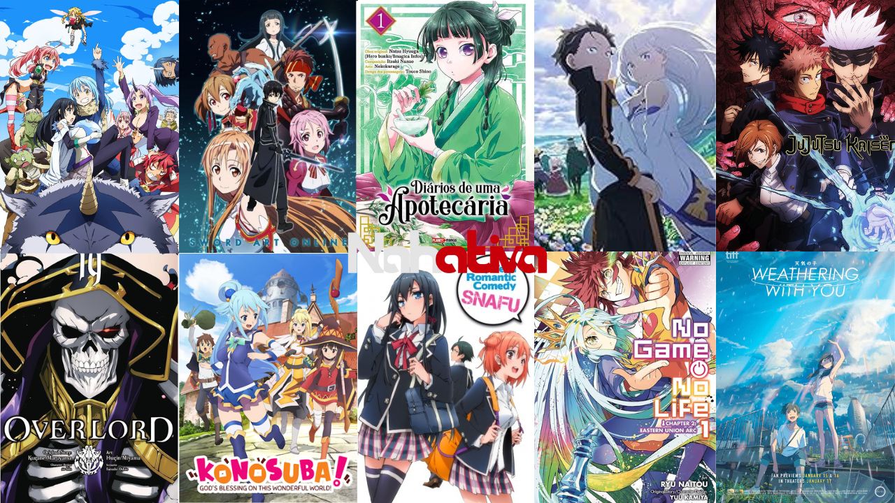 As 10 Light Novels Japonesas Mais Vendidas dos Últimos 10 Anos