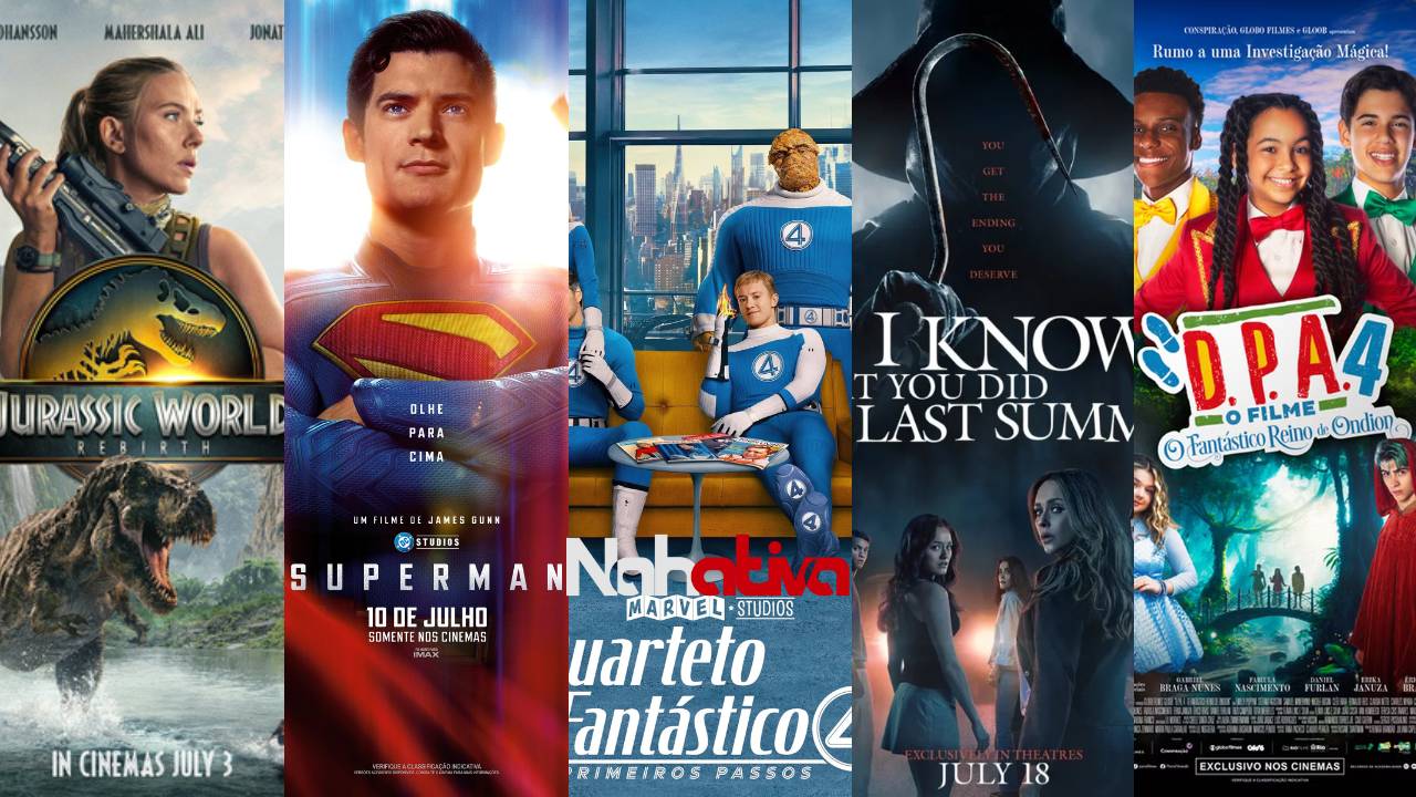 Principais Filmes de Julho de 2025: Blockbusters e Novidades