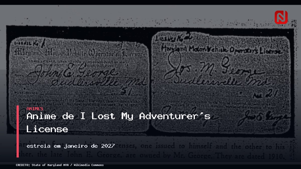 Anime de I Lost My Adventurer's License estreia em janeiro de 2027