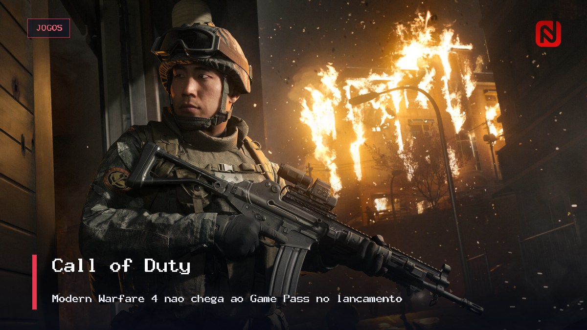 Call of Duty: Modern Warfare 4 não chega ao Game Pass no lançamento