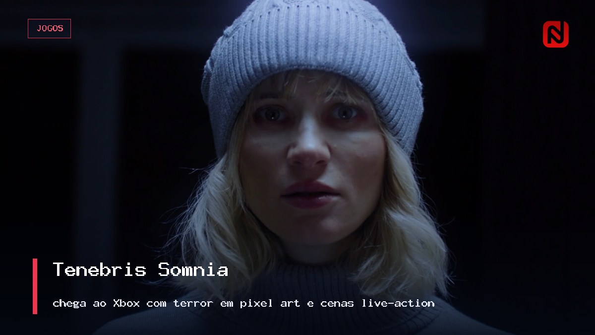 Tenebris Somnia chega ao Xbox com terror em pixel art e cenas live-action